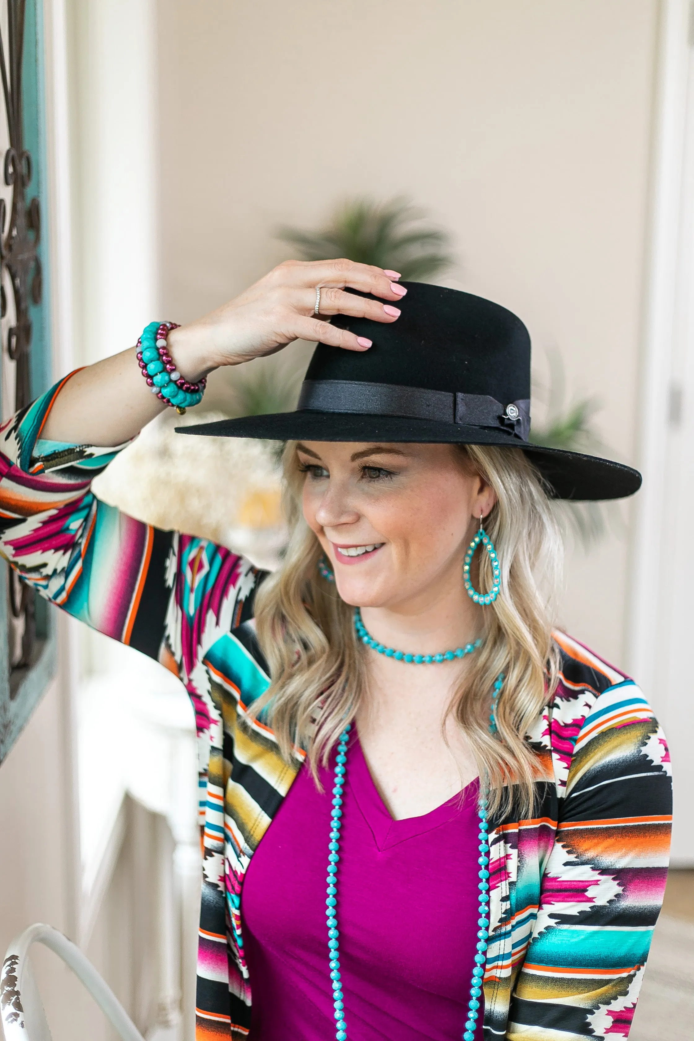 Charlie 1 Horse | Highway Wool Felt Hat in Black