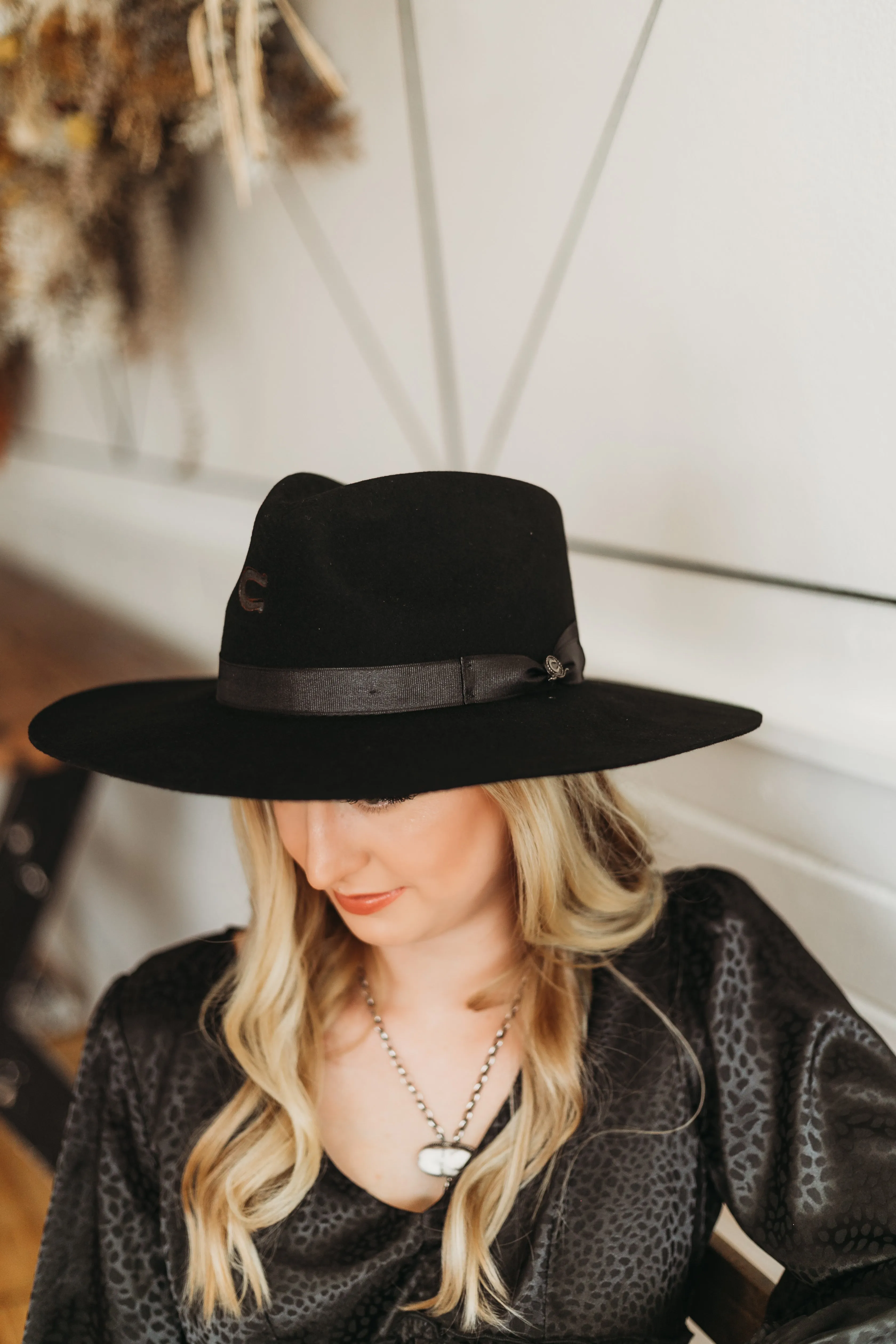 Charlie 1 Horse | Highway Wool Felt Hat in Black