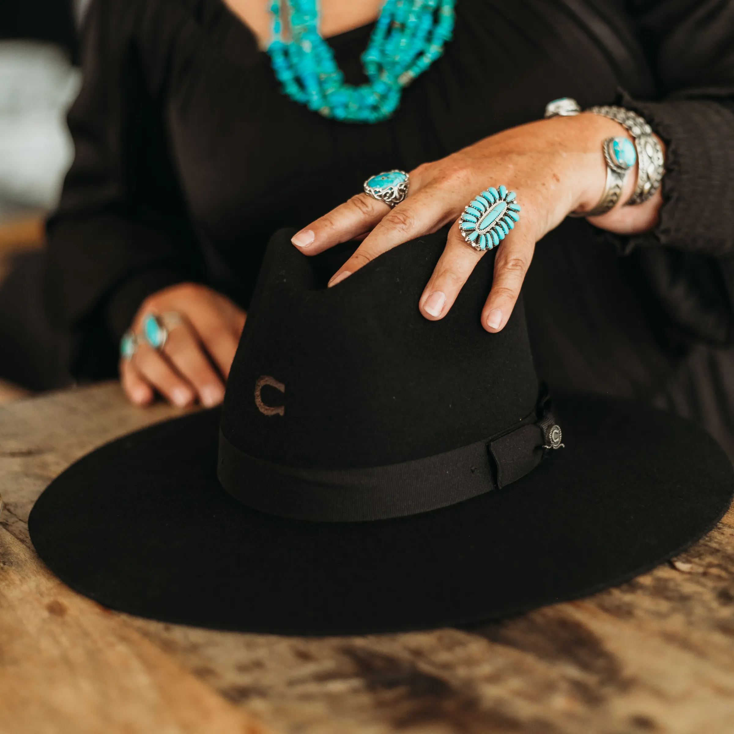 Charlie 1 Horse | Highway Wool Felt Hat in Black