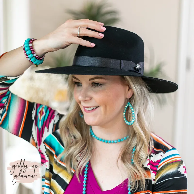 Charlie 1 Horse | Highway Wool Felt Hat in Black