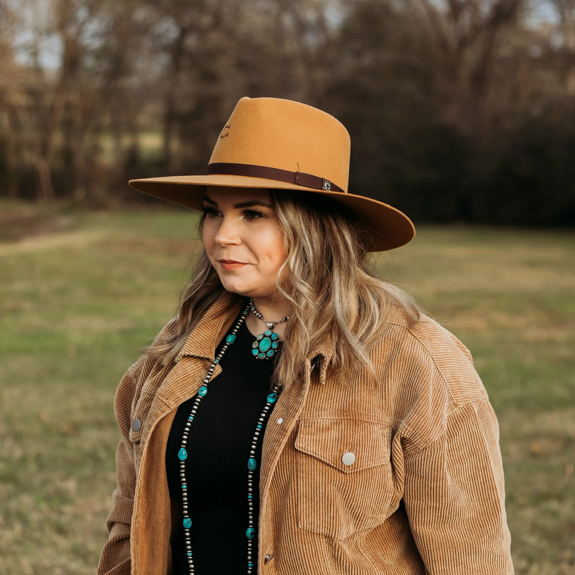 Charlie 1 Horse | Highway Wool Felt Hat in Camel