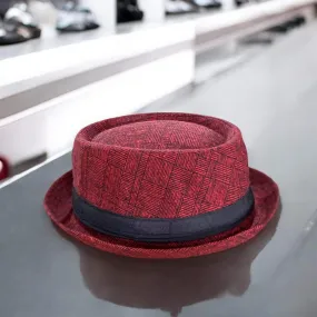 Checks Pork Pie Fedora Hat