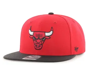 Chicago Bulls ‘47 Captain SnapBack- Red & Black