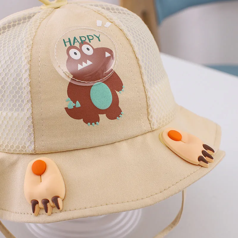 Children Aged 1-3 Summer Breathable Hat Boys and Girls Bucket Hat