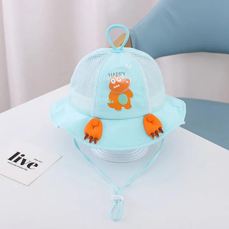 Children Aged 1-3 Summer Breathable Hat Boys and Girls Bucket Hat