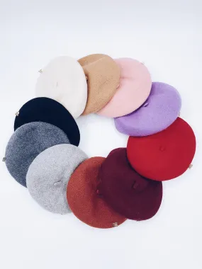 Classic Adult/Big kids wool beret.