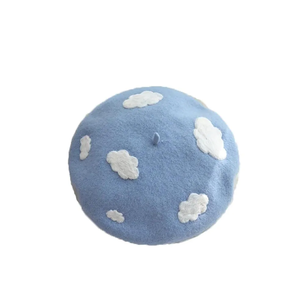 Clouds Beret Hat