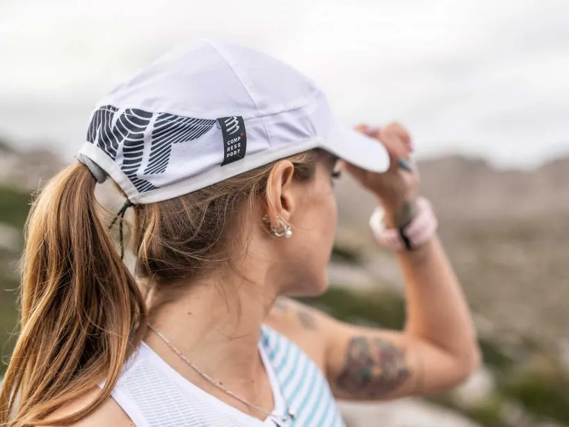 Compressport Unisex's Pro Racing Cap White - CU00003B_001_0TU