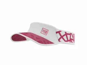 Compressport Unisex's Spiderweb Ultralight Visor:White/Deco Rose- SULVISOR_015_0TU