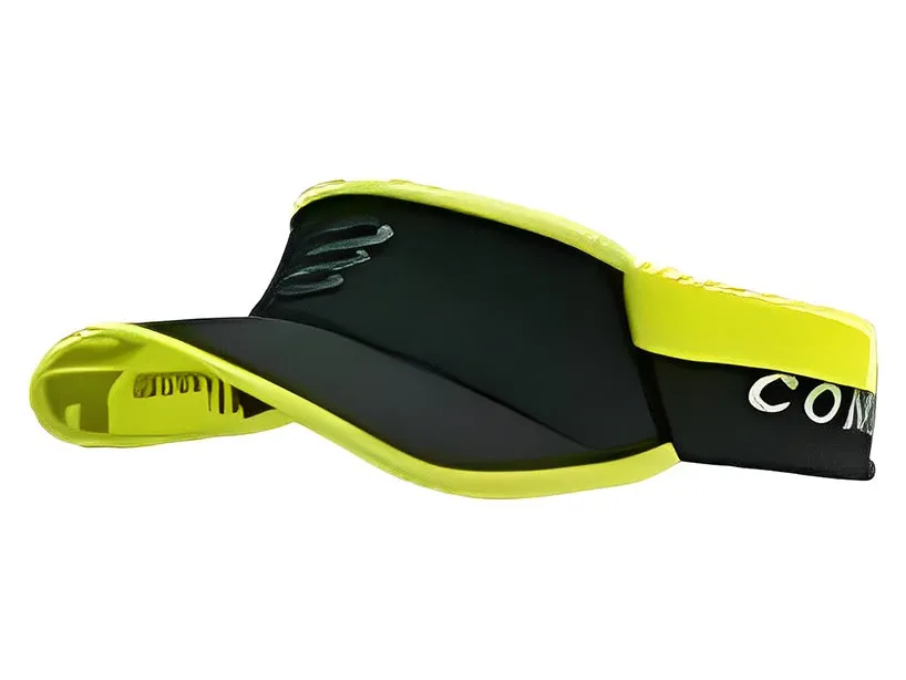 Compressport Unisex's Visor Ultralight Flash - Black/Fluo Yellow