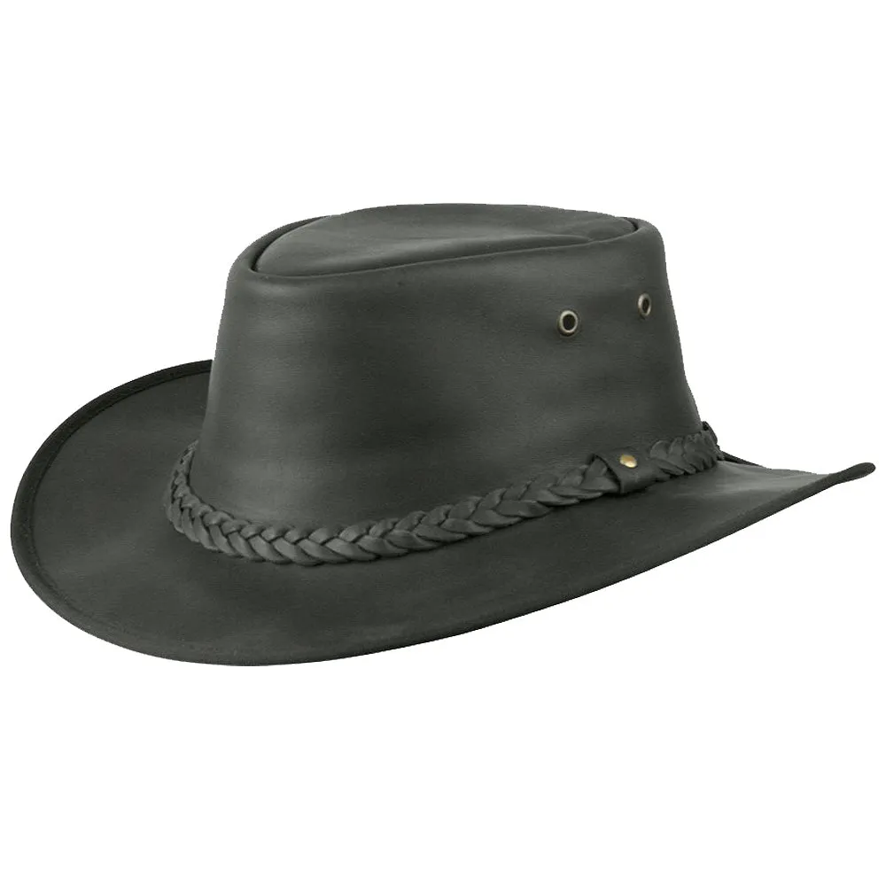 Conner - Leather Outback Hat