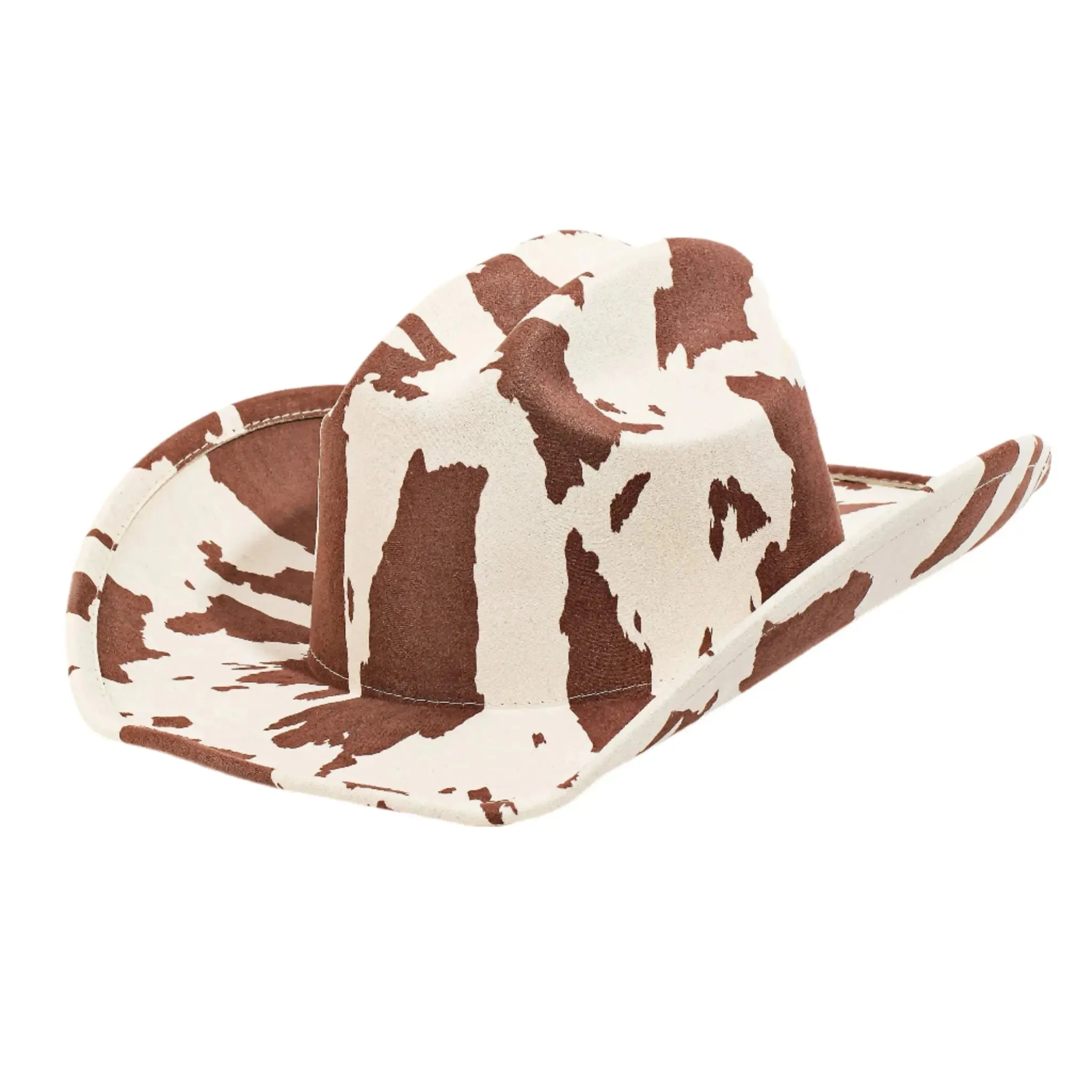 Cow Print Cowboy Hat