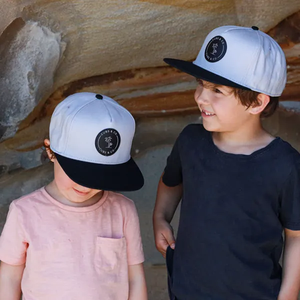 Cubs & Co. Signature Snapback Hat - Grey and Black