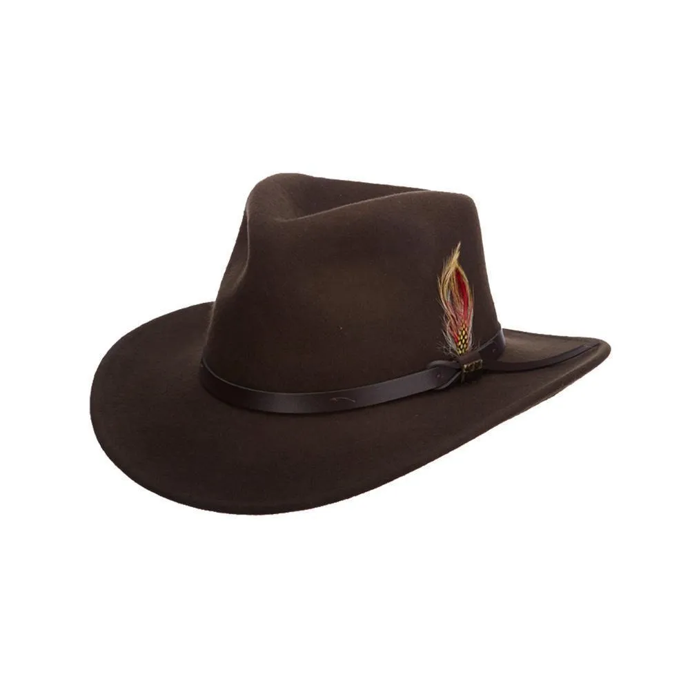 Dakota Wool Outback Hat | Olive