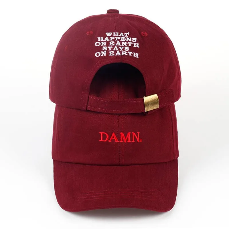 DAMN Cotton Baseball Cap