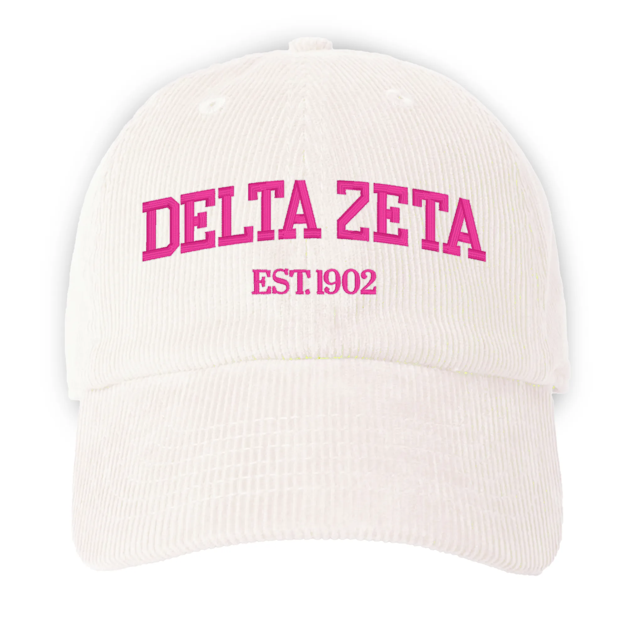 Delta Zeta Embroidered Corduroy Hat