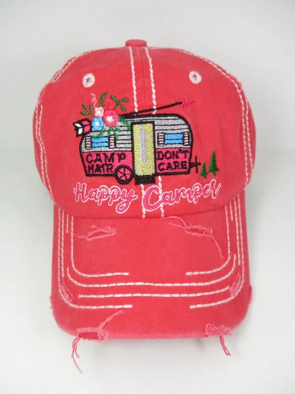 Distressed Cap-Camper
