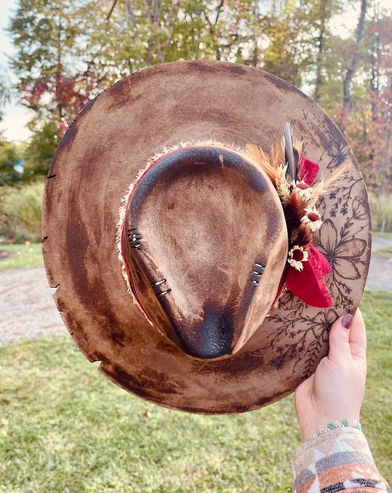 Distressed Edge Cowboy Hats