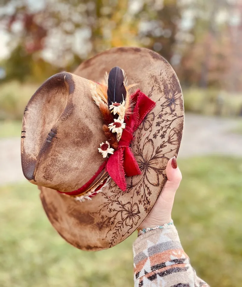 Distressed Edge Cowboy Hats