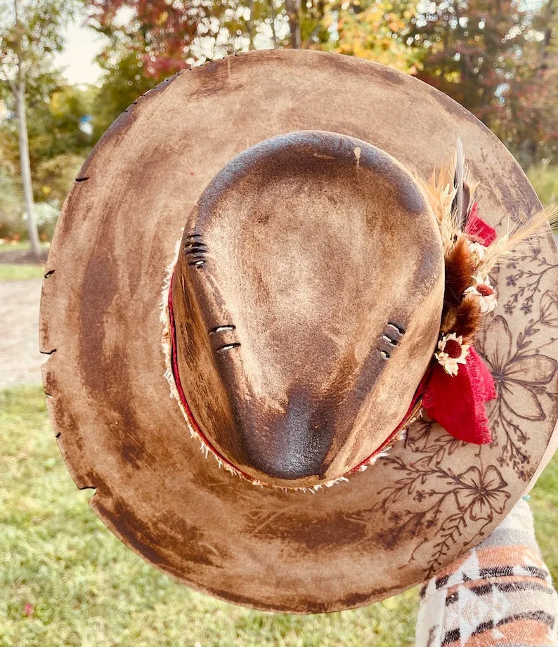 Distressed Edge Cowboy Hats