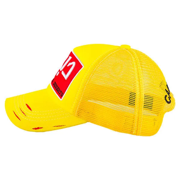 Dubai Arabic Full Yellow Cap - Caliente Countries & Cities Collection