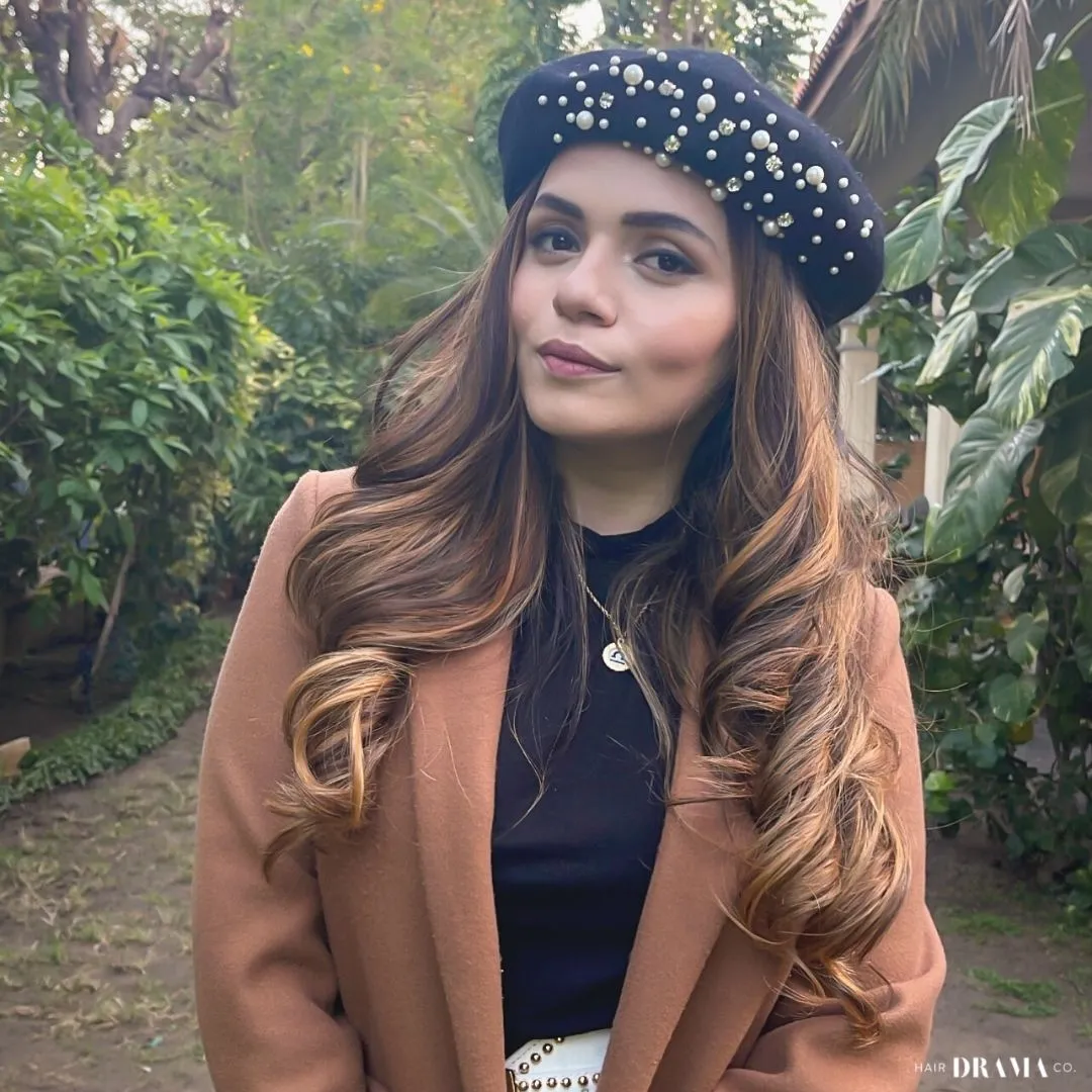Embellished Beret - Black