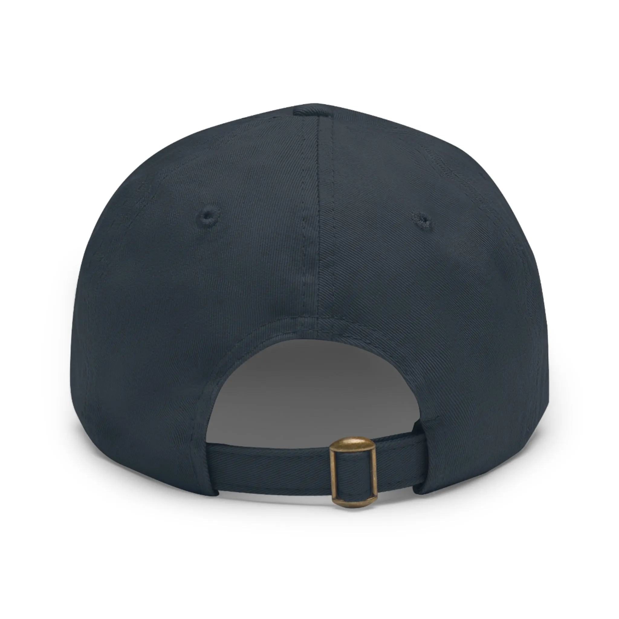 Faith over Fear Dad Hat with Leather Patch (Rectangle)