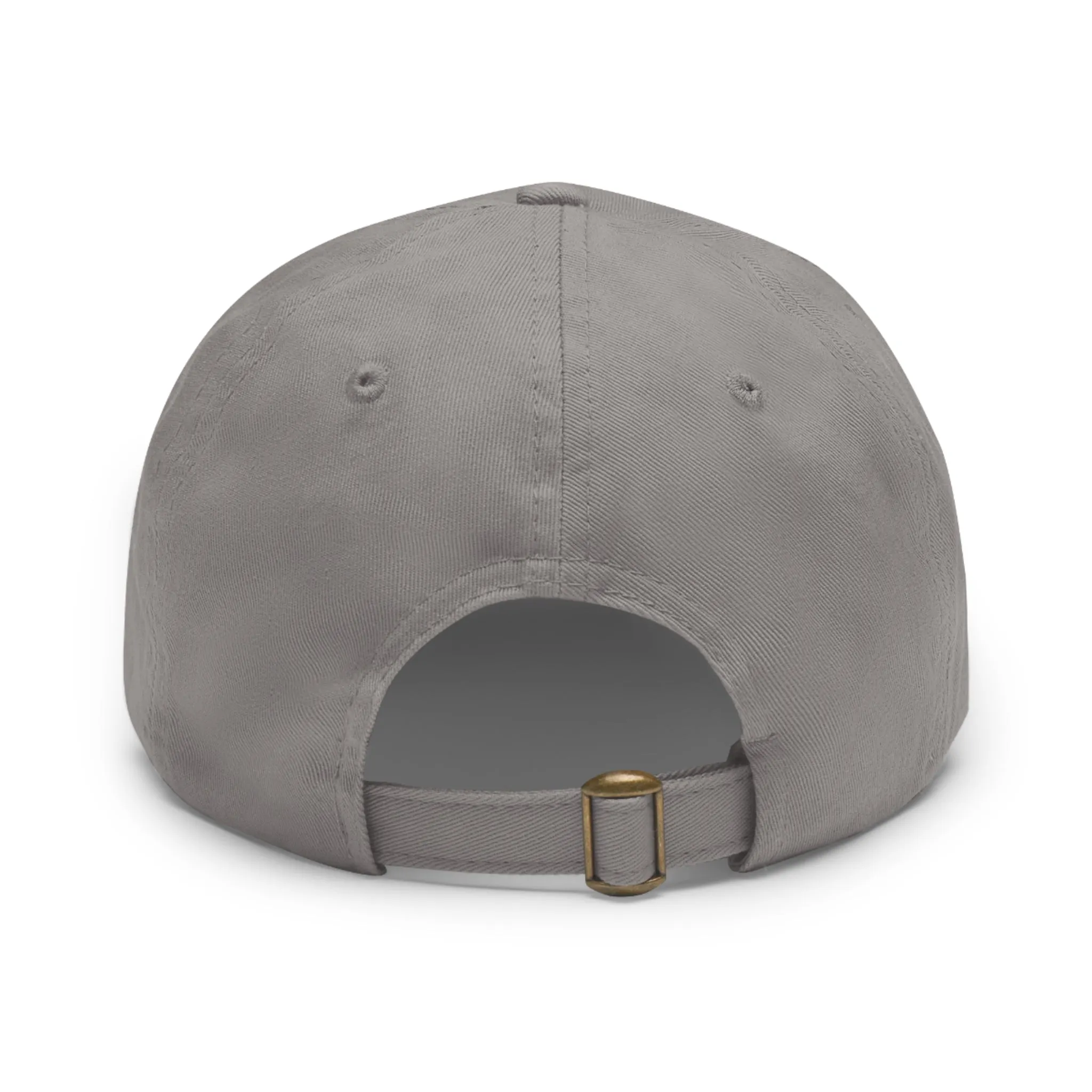 Faith over Fear Dad Hat with Leather Patch (Rectangle)