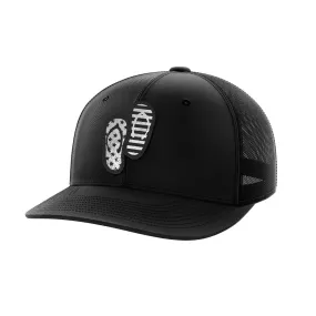 Flip Flops Black Patch Hat