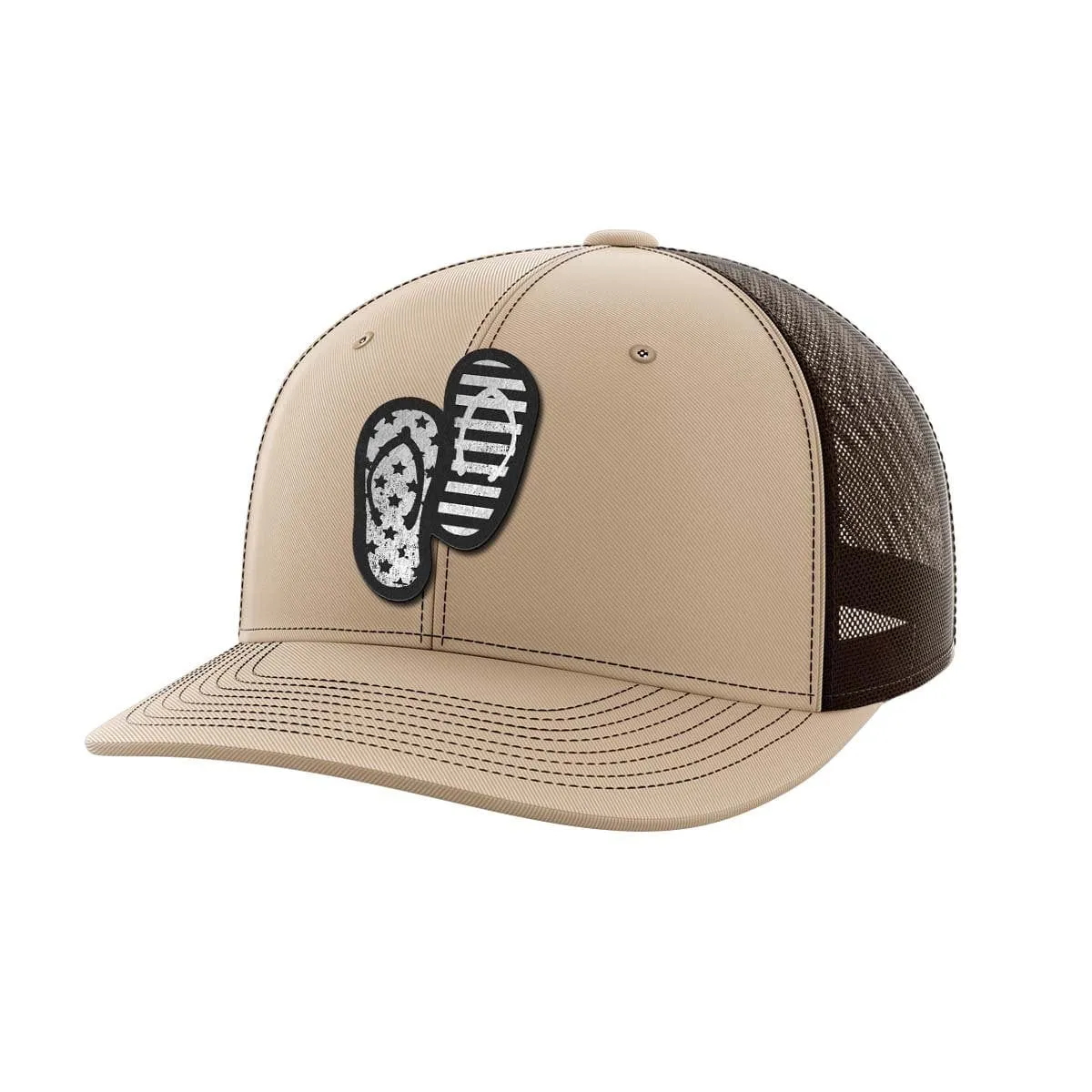 Flip Flops Black Patch Hat