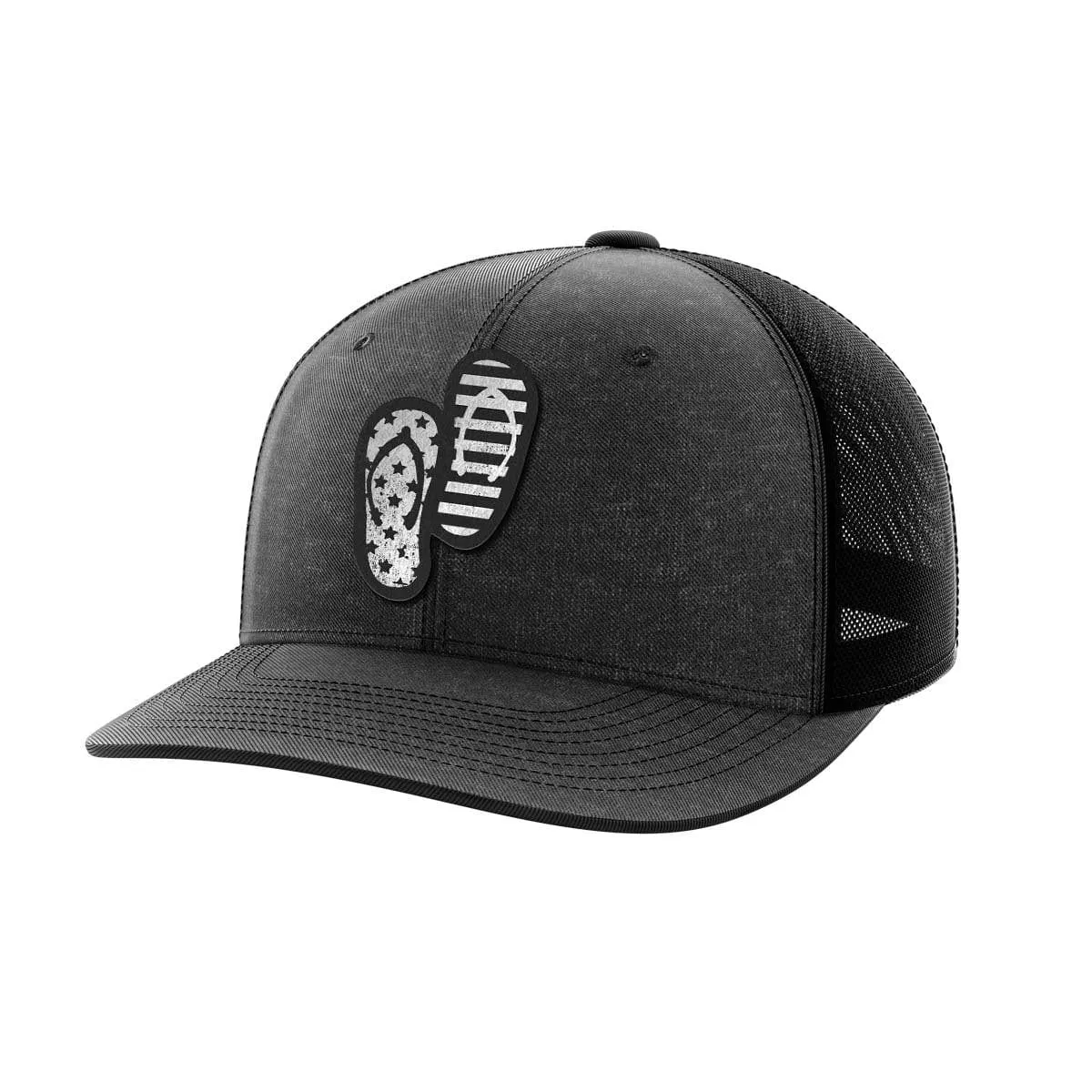 Flip Flops Black Patch Hat