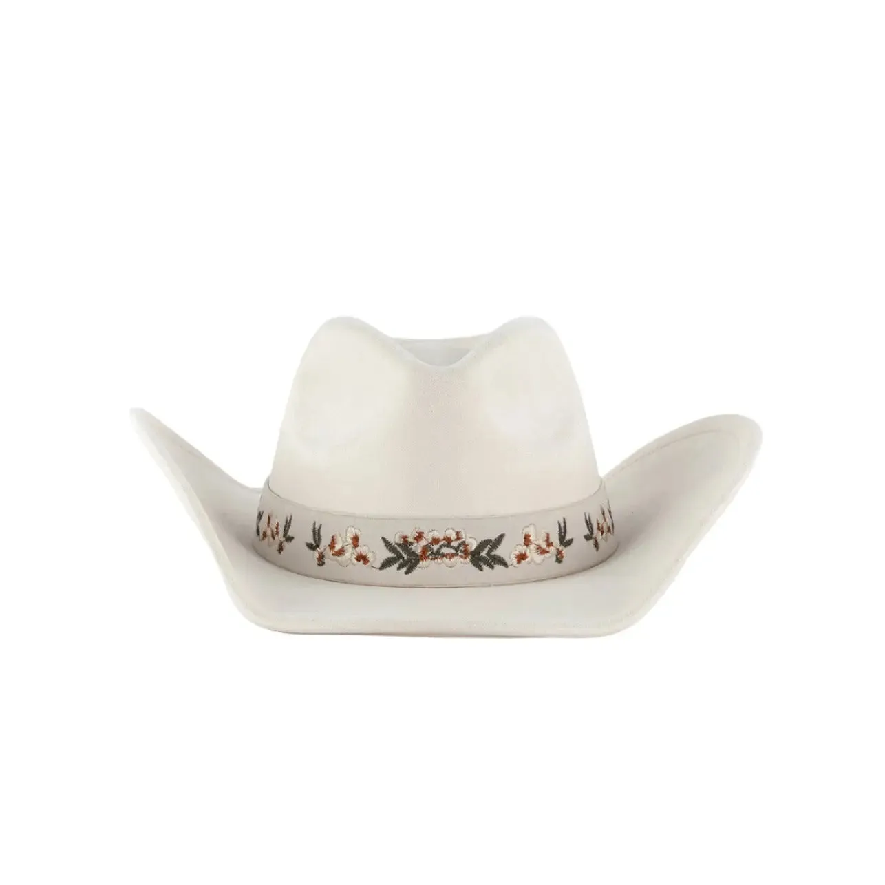 Flower Pattern Cowboy Hat