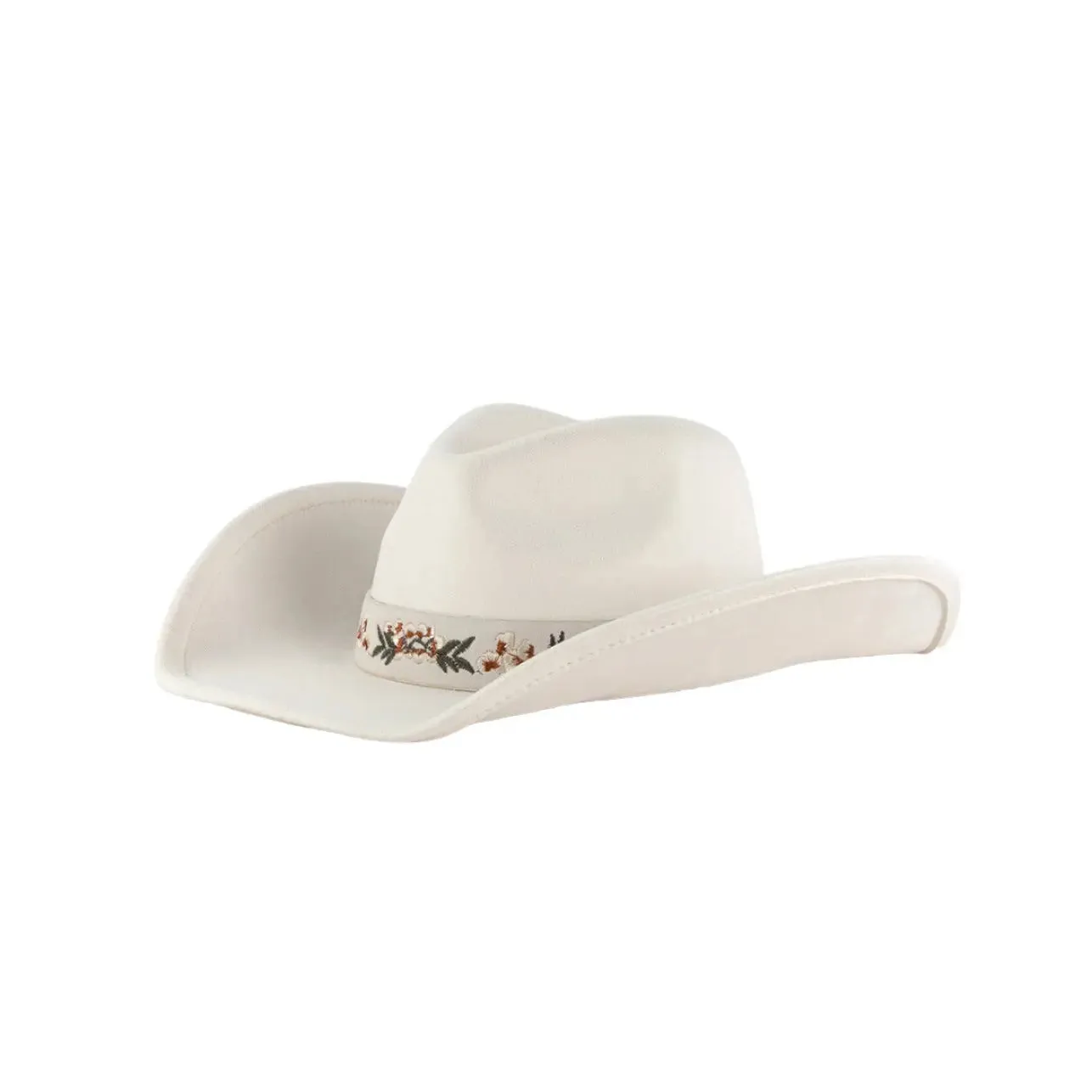 Flower Pattern Cowboy Hat