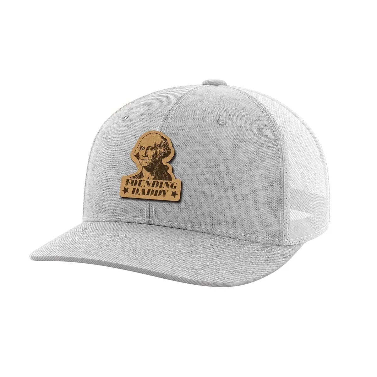 Founding Daddy Leather Patch Hat