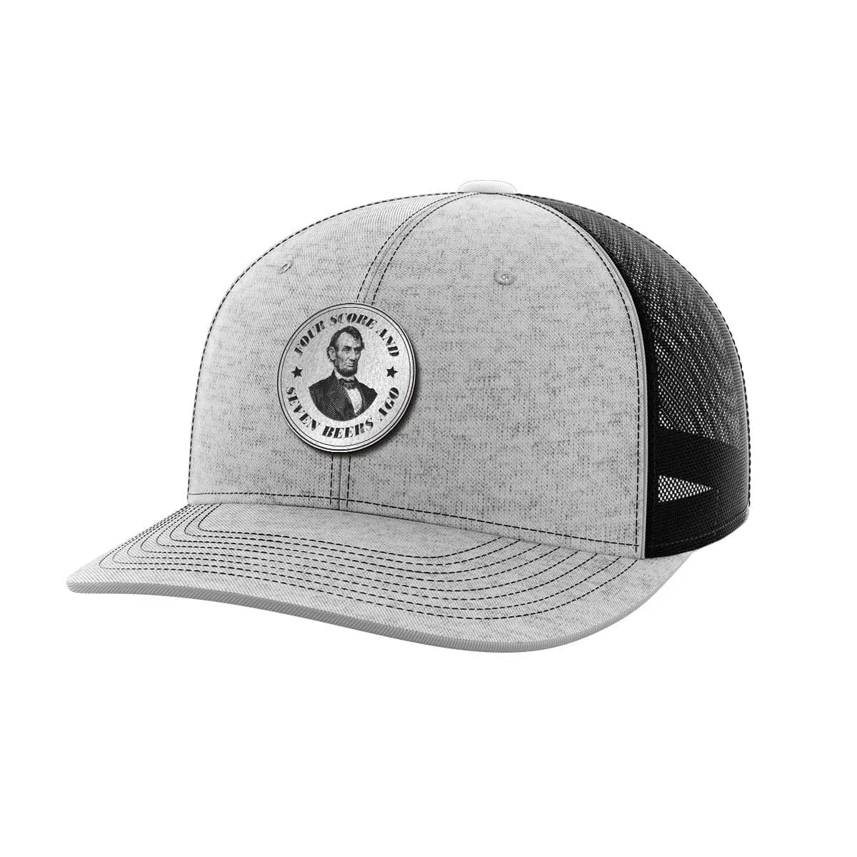 Four Score Black Patch Hat