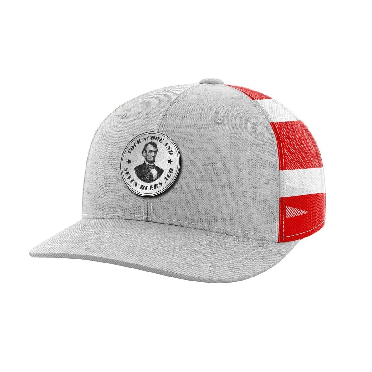 Four Score Black Patch Hat