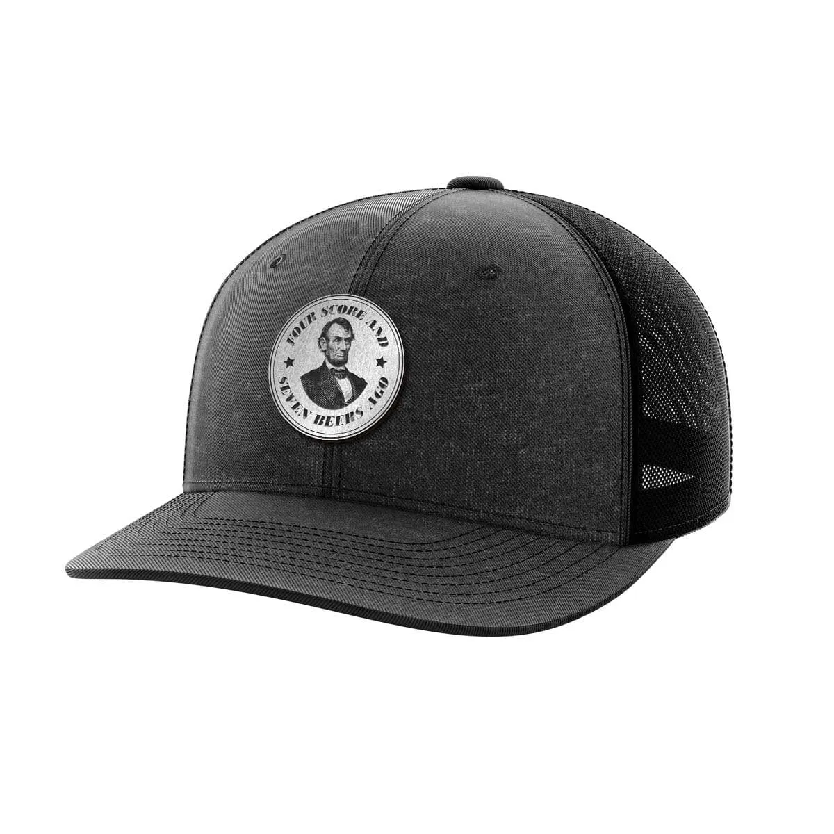 Four Score Black Patch Hat