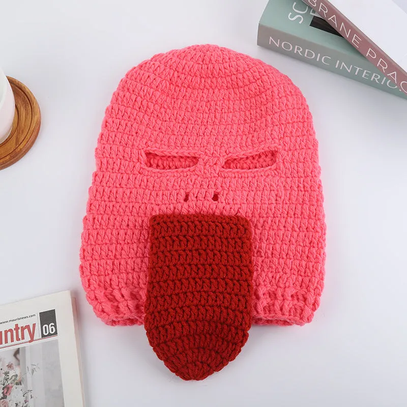 Funny Cartoon Knitted Wool Beanies