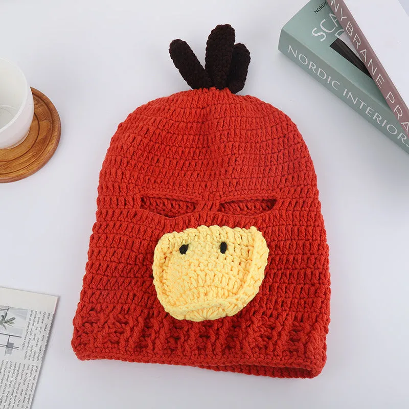 Funny Cartoon Knitted Wool Beanies