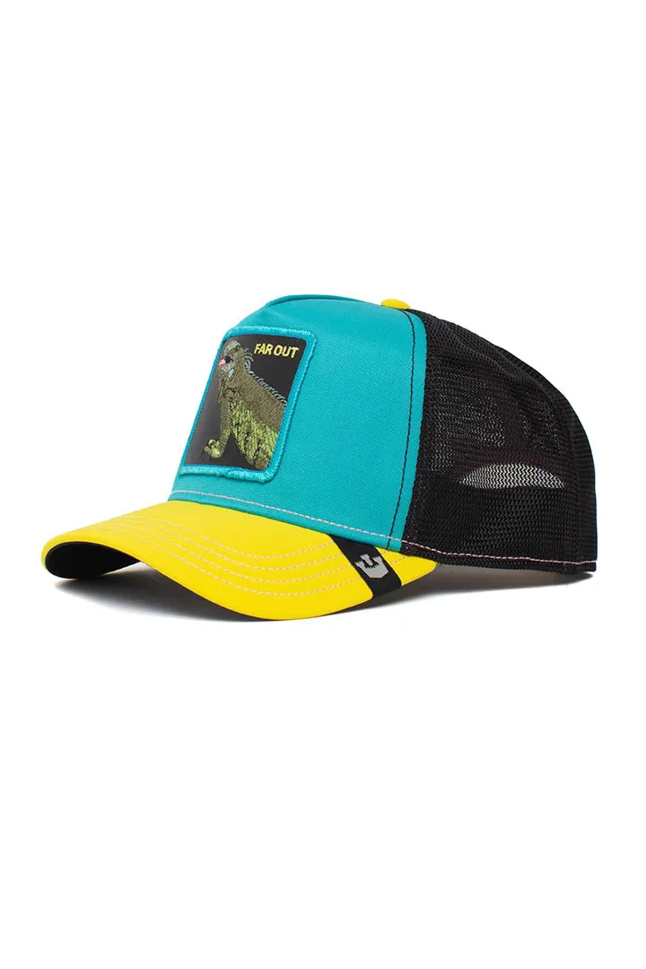 Goorin Bros Iguana Party in Teal & Black Color