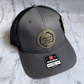 Hammer Down "Paint Swatch" Hat - Charcoal with Leather Patch