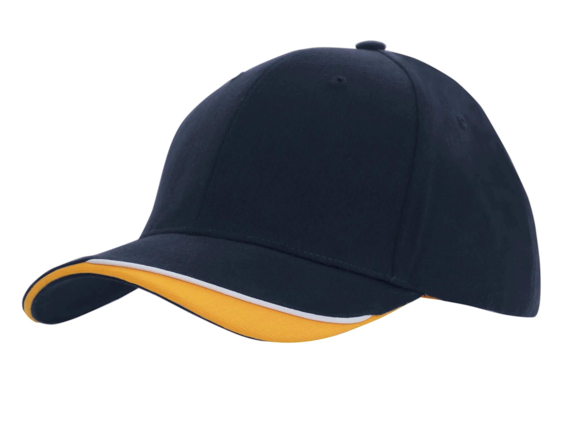 Headwear Brushed Heavy Cotton With Indented Peak (4167)