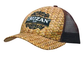 Headwear Cane Print with Mech Back (3999)- Clearance
