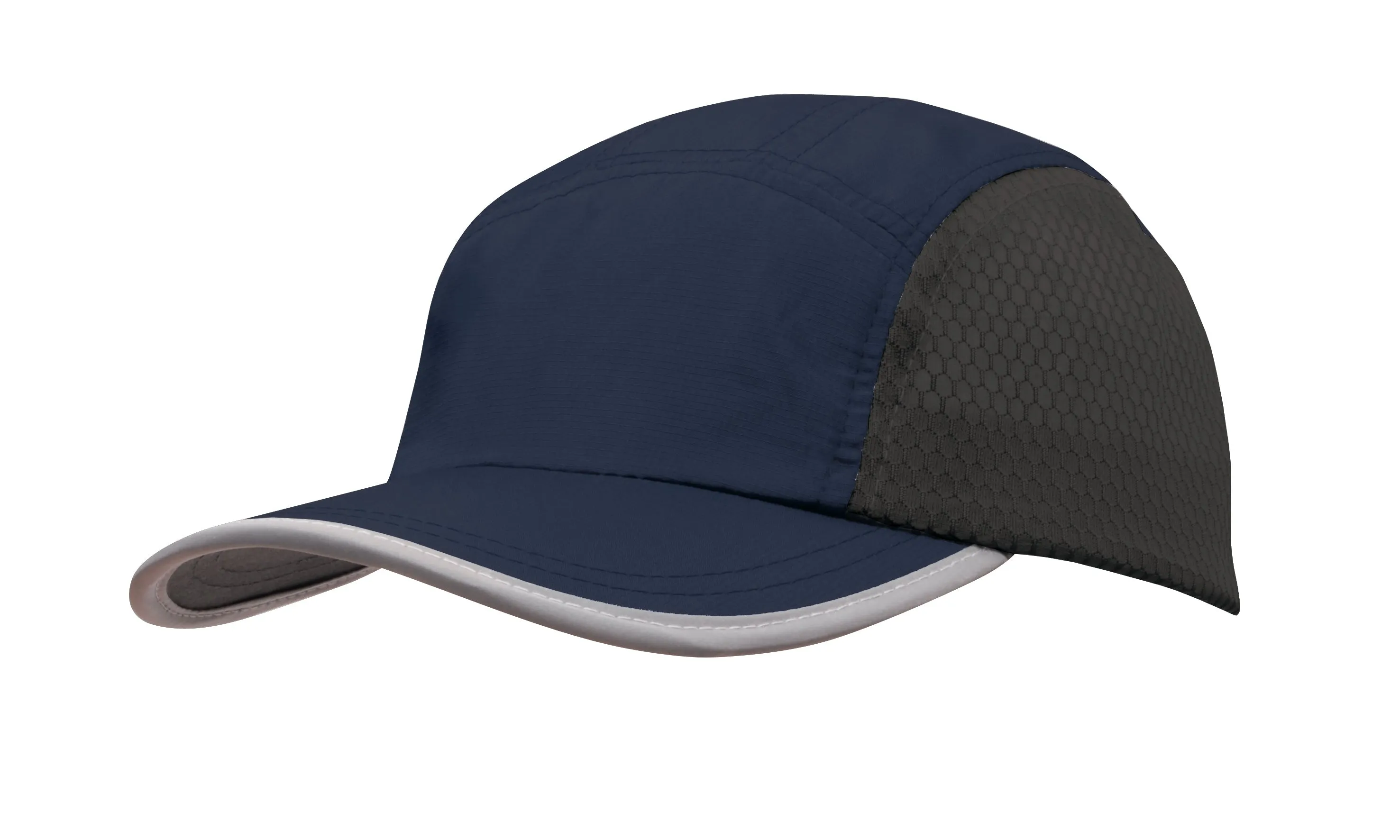Headwear Sports Ripstop with Bee Hive Mesh and Towelling Sweatband - 4003
