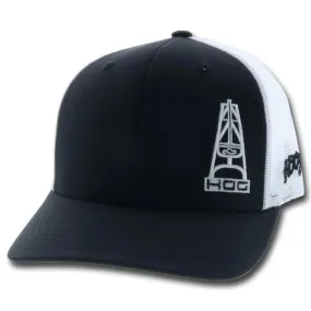 Hooey Black and White HOG Cap