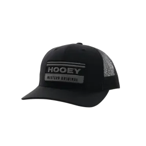Hooey Men's Horizon Patch Black And Grey Hat