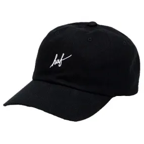 HUF Script Logo Curve Brim Hat