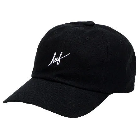 HUF Script Logo Curve Brim Hat