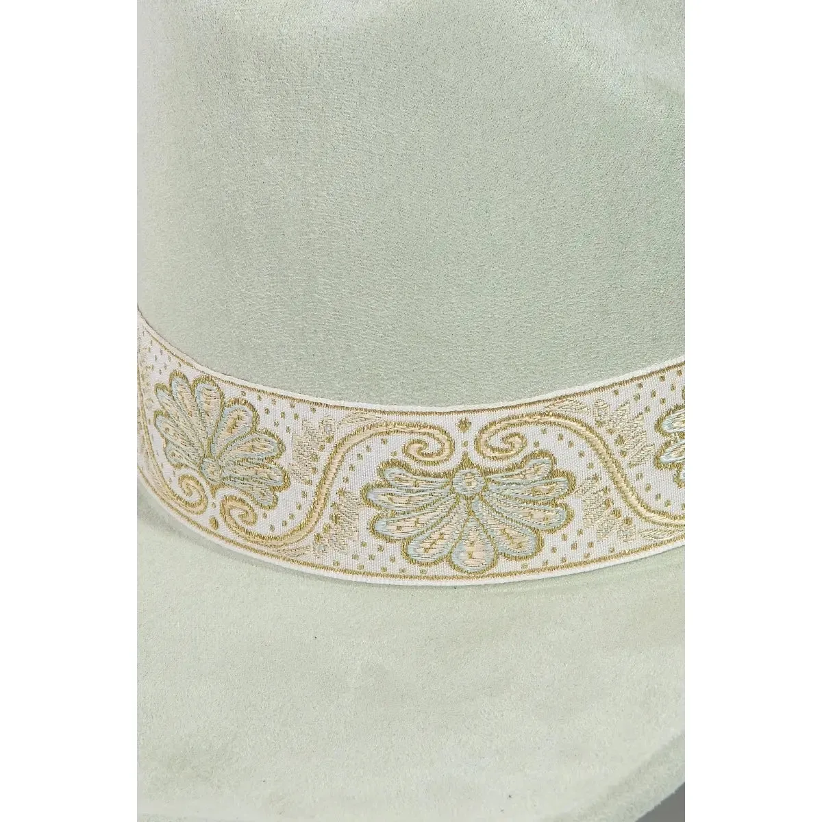 Intricate Border Pattern Band Cowboy Hat