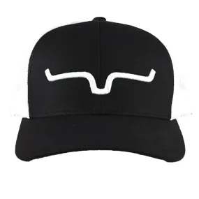 Kimes Ranch Weekly Black & White Trucker Cap